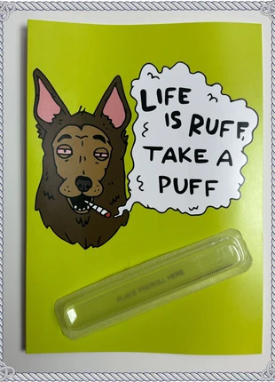 Life Is Ruff, marque: 420 Cardz, état: Neuf avec étiquette, 2,99 €, 3,84 € Protection acheteurs incluse