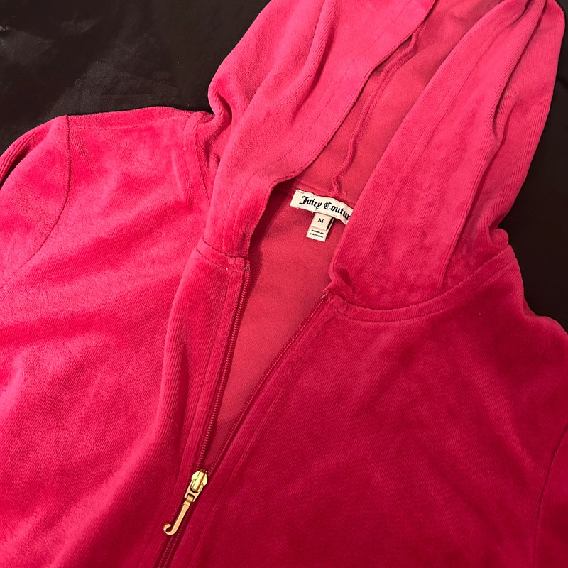 Pink juicy couture vintage zip up jacket authentic 5