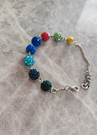 Bracciale arcobaleno, merk: Boutique Parisienne, staat: Heel goed, € 4,00, € 4,90 inclusief Kopersbescherming