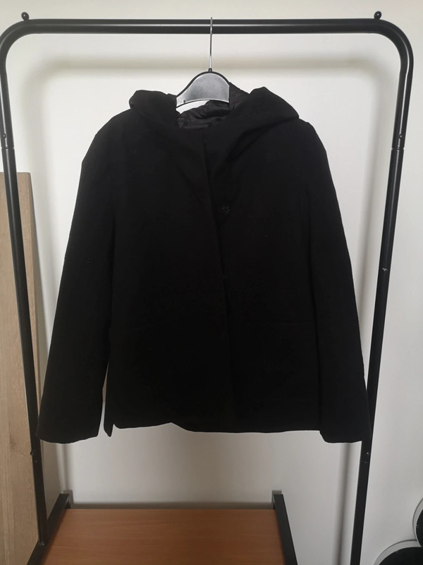 manteau noir feutrine