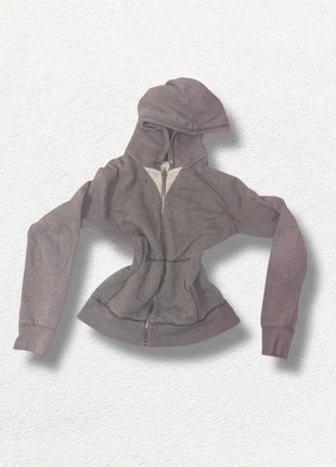 Vintage felpa grigia con zip e cappuccio, marca: Vintage Dressing, estado: Muy bueno, tamaño: M / 38 / 10, 8,00 €, 9,10 € Protección al comprador incluida