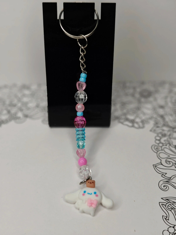 Cinnamaroll Sanrio Beaded Keychain