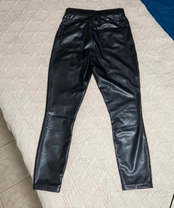 Leather High Waisted Pants 2