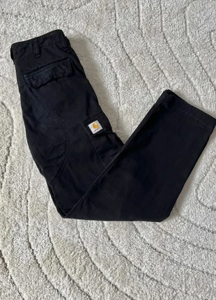 Pantalon Cargo Carhatt Noir - Taille W26 L33, brand: Carhartt, condizioni: Ottime, taglia: S / IT 40 / EU 36, €28.00, €30.10 include la Protezione acquisti