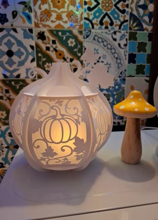 Lampada decorativa a zucca – stile autunnale 🍂, marque: hand made, état: Neuf avec étiquette, 10,00 €, 11,20 € Protection acheteurs incluse
