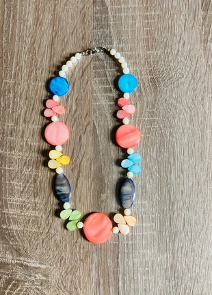 Collier en perles | multicolore 🌿, état: Très bon état, 4,00 €, 4,90 € Protection acheteurs incluse