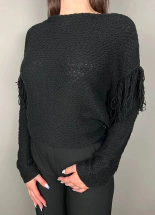 Pull noir franges Lauren Ralph Lauren - S femme - coton acrylique RLLS 128, marque: Ralph Lauren, état: Bon état, taille: S / 36 / 8, 5,40 €, 6,37 € Protection acheteurs (Pro) incluse