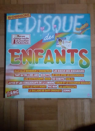 Vinyle 33t Le DIsque des Enfants (années 80), marca: Vinyle compilation 33t, estado: Bom, tamanho: Tamanho único, €10.00, €11.20 inclui Proteção do Comprador