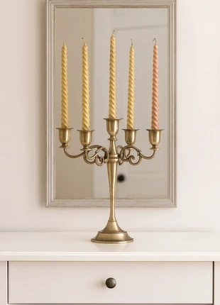 Candelabro metálico clásico de 5 brazos, état: Très bon état, 14,00 €, 15,40 € Protection acheteurs incluse