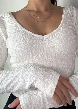 Haut manches longues blanc Forever 21 taille S, brand: Forever 21, condition: Very good, size: S / 36 / 8, €4.00, €4.90 includes Buyer Protection