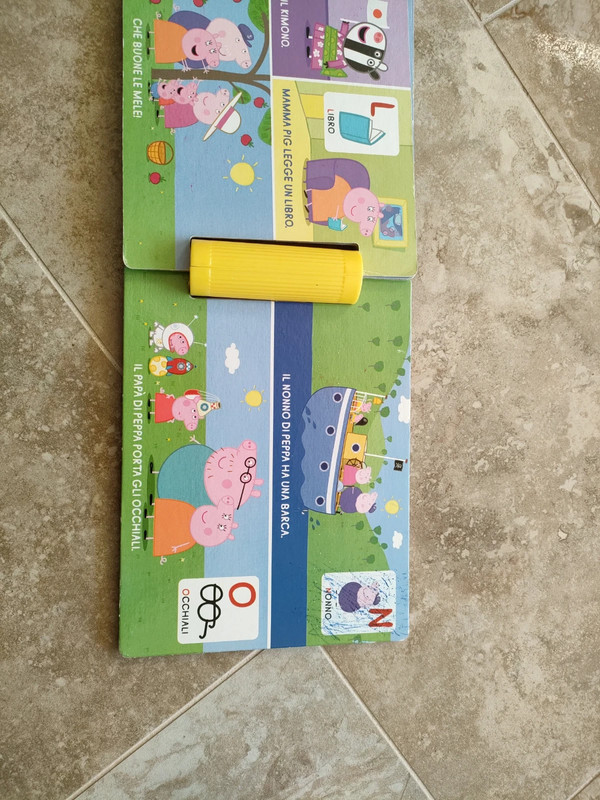 Libro cartonato bambini Peppa pig il libro abc