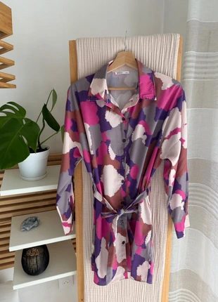 Robe chemise colorée Ello – Taille L, marca: Ello, estado: Muy bueno, tamaño: L / 40 / 12, 7,00 €, 8,05 € Protección al comprador incluida