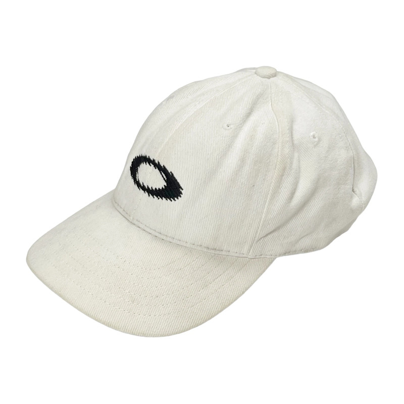 00's Oakley Software White Digital O-Logo Cap - Vinted