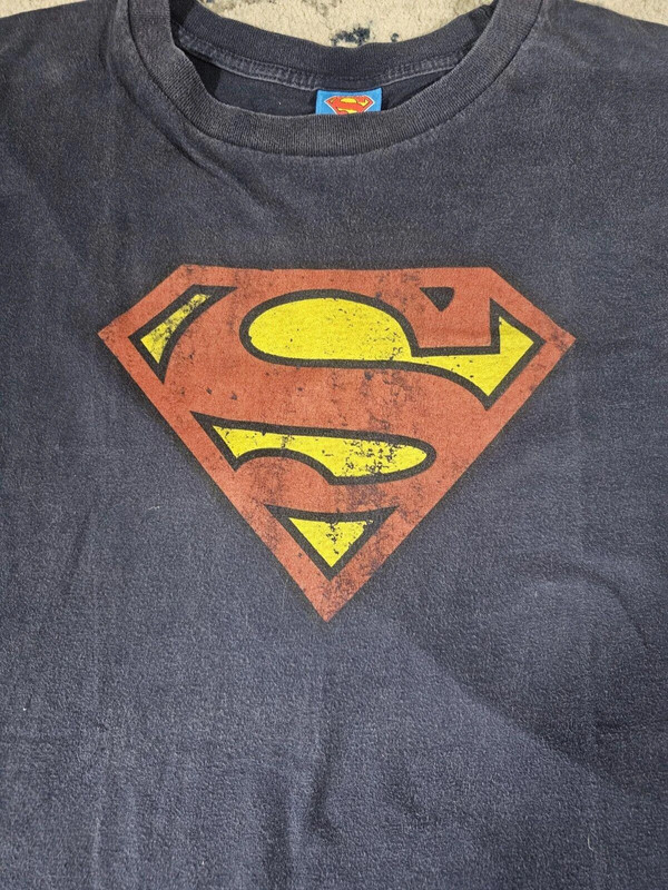 Superman Men'S T-Shirt  Classic S Logo Xxl Blue Fifth Sun 2