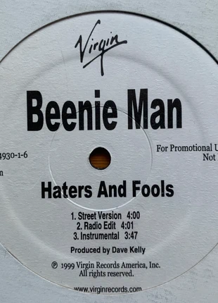 12”mix Beenie Man Haters and Fools, état: Très bon état, 6,00 €, 7,00 € Protection acheteurs incluse