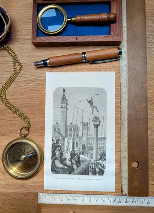 Imprimée en 1878, Danseurs de cordes à Venise, Italie. Original Vintage Authentique., brand: LesOubliées, condition: Good, €12.90, €14.25 includes Buyer Protection Pro