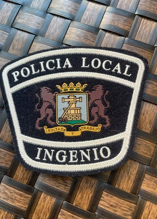 Parche de tela de la policía local ingenio, estado: Muito bom, €10.00, €11.20 inclui Proteção do Comprador