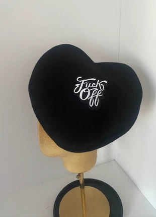 Black heart Beret, brand: TheLittleFrenchHatShop, condition: New with tags, size: One size, £40.00, £42.70 includes Buyer Protection Pro