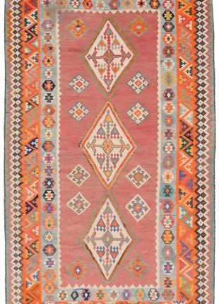 Tapis Kilim Iran Tribus Kashgaï : 1.50 X 2.85 Mètres, merk: Fait Main, staat: Heel goed, € 595,00, € 606,90 inclusief Kopersbescherming Pro