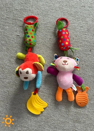 Jouets sensoriels 2 hochets éveil et dentition, brand: SKK Baby, condizioni: Ottime, taglia: 3-6 mesi / 62 cm, €3.00, €3.85 include la Protezione acquisti