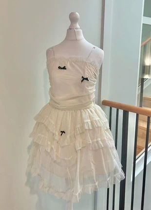 Bow and Ruffle Detail Tiered Aline Cami Dress UK8, brand: COQUETTE, condition: New without tags, size: S / 8, £19.00, £20.65 includes Buyer Protection