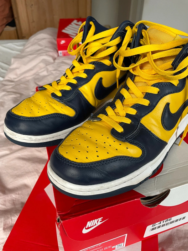 Nike Dunk High Michigan (2020) maat 11,5/45,5 - Vinted