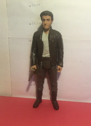 Figurine Star Wars Captain Poe Domeron avec arme Hasbro, marca: Hasbro, estado: Satisfatório, tamanho: Prematuro, até 44 cm, €6.00, €7.00 inclui Proteção do Comprador