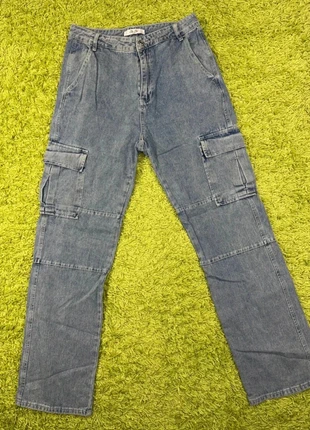 See See Paris – Jean cargo denim bleu clair – Taille 40 (FR), marque: See See, état: Très bon état, taille: W30 | FR 40, 15,00 €, 16,45 € Protection acheteurs incluse