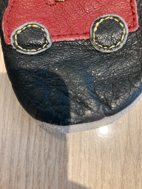 Chaussons cuir Carozoo pompiers 2-3 ans - photo numéro 3