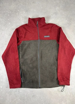 Veste polaire full zip Columbia / Rouge et marron logo brodé / taille S, merk: Columbia, staat: Heel goed, maat: S, € 20,00, € 21,70 inclusief Kopersbescherming