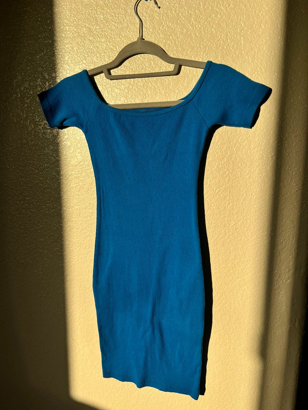 Newcol blue mini dress 2