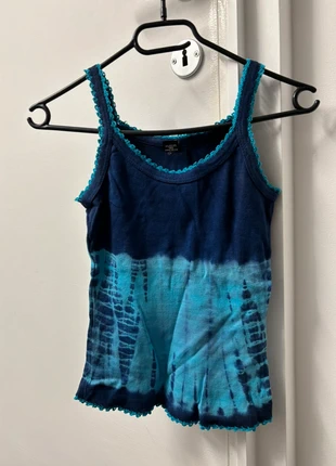 blauw topje, staat: Nieuw zonder prijskaartje, maat: XS / 34 / 6, € 5,00, € 5,95 inclusief Kopersbescherming