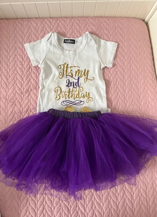 2 Geburtstag Set, staat: Veelgebruikt, maat: 18-24 maanden / 86 cm, € 3,00, € 3,85 inclusief Kopersbescherming