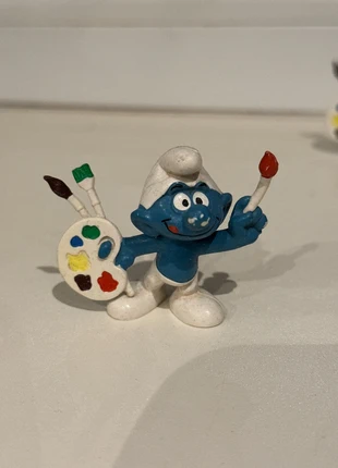 Schilder smurf, merk: Bully, staat: Goed, maat: Universeel, € 5,00, € 5,95 inclusief Kopersbescherming