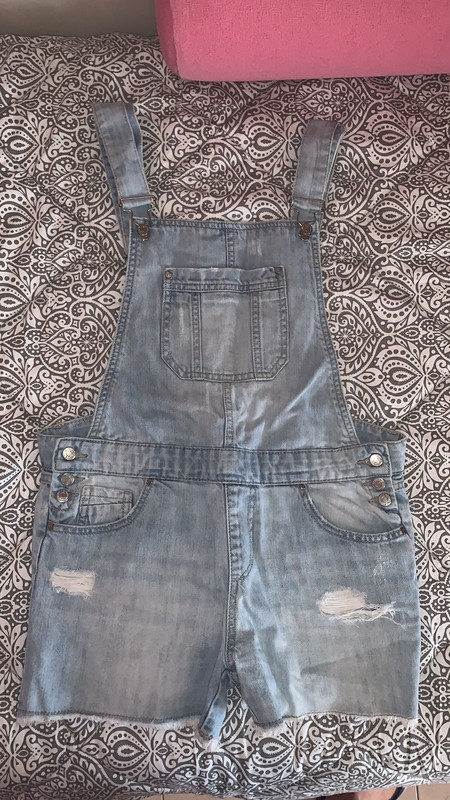 Salopette corta jeans discount