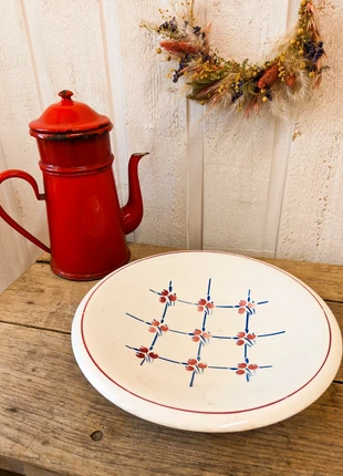 Plat rond en faïencerie Fenal Badonviller , marque: Badonviller, état: Bon état, 15,00 €, 16,45 € Protection acheteurs (Pro) incluse