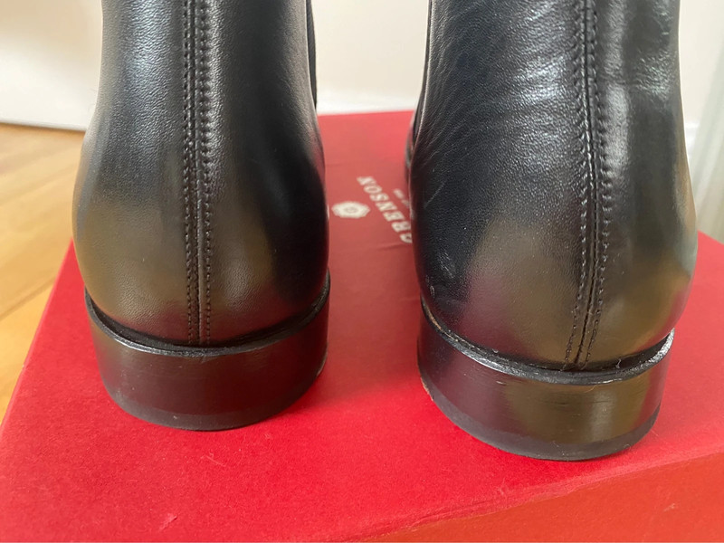 Grenson size 5.5 black leather Chelsea boots, new box Vinted
