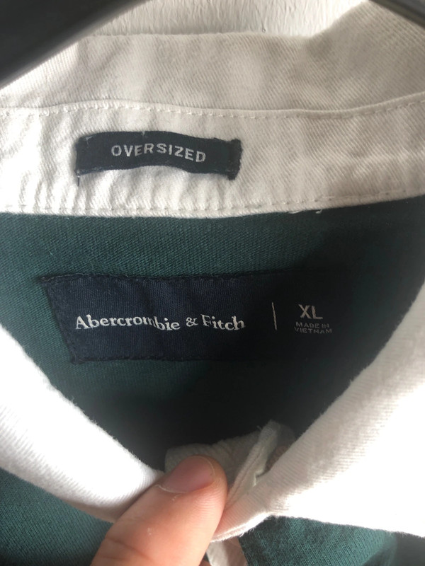 Abercrombie & Fitch oversized Rugby Polo XL 3