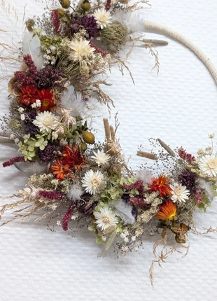 Couronne de fleurs séchées, brand: Fait Main, condizioni: Nuovo senza cartellino, €19.00, €20.65 include la Protezione acquisti