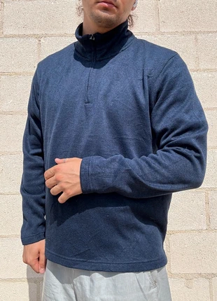 Wrangler Authentics Fleece Navy 1/4 Zip Pullover – Size L, merk: Wrangler, staat: Heel goed, maat: L, € 18,00, € 19,60 inclusief Kopersbescherming