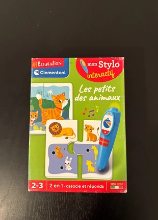 Mon stylo interactif , les petits des animaux, merk: Clementoni, staat: Goed, maat: 3 jaar / 98 cm, € 2,00, € 2,80 inclusief Kopersbescherming
