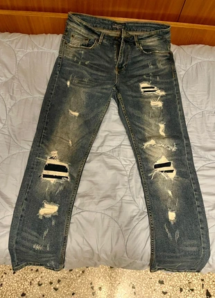 Jeans Dritto Effetto Strappato – Blu – Taglia 48/M, marke: Alcott, zustand: Sehr gut, größe: M, 7,00 €, 8,05 € inklusive Vinted-Käuferschutz