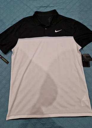 Nike Dry-fit Victory Colourblock Golf Polo, marca: Nike, estado: Novo com etiquetas, tamanho: M, €35.00, €37.45 inclui Proteção do Comprador