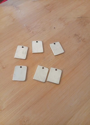 Lote de 6 placas Zamak 18x23mm, brand: NO LABEL, condizioni: Ottime, €2.00, €2.80 include la Protezione acquisti