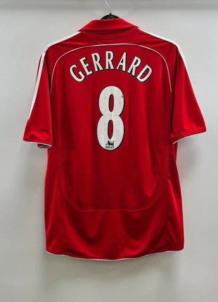 Liverpool Gerrard 8 Home Football Shirt 2006/08 Adults Large Adidas C920, brand: Adidas by stella mccartney, condition: Good, size: L, £79.99, £84.69 includes Buyer Protection Pro