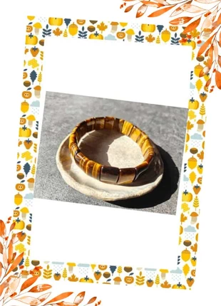 Bracelet en pierre œil de tigre, lithotherapie, merk: Naturel, staat: Heel goed, € 12,00, € 13,30 inclusief Kopersbescherming