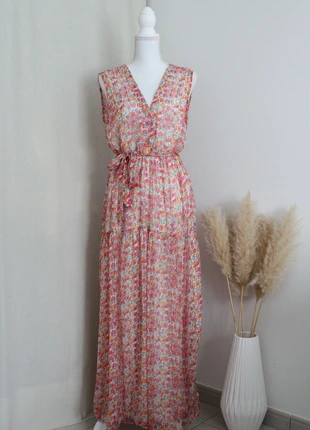 Robe longue fleurie 40, marke: Zara, zustand: Sehr gut, größe: L / 40 / 12, 20,00 €, 21,70 € inklusive Vinted-Käuferschutz