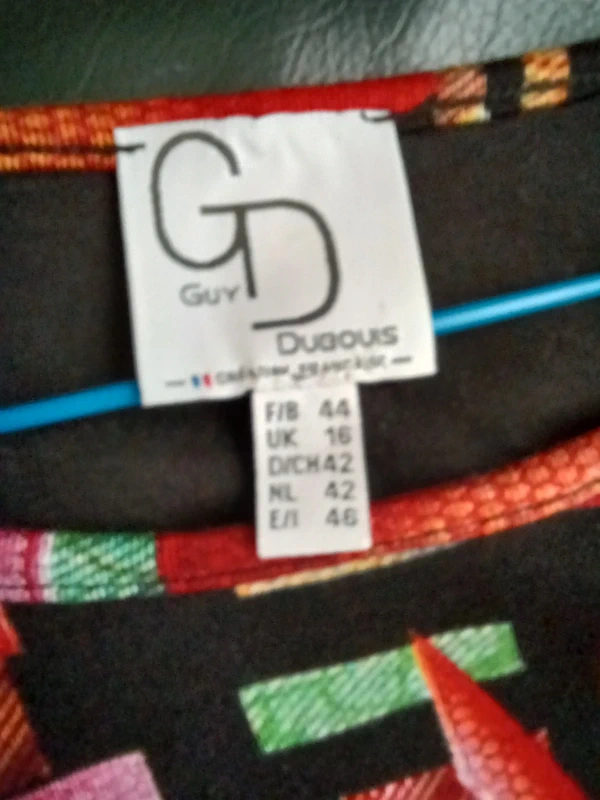 Haut coloré guy Dubouis - photo numéro 3