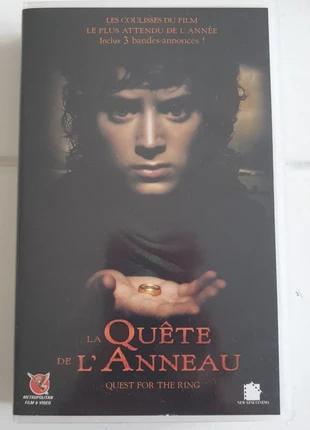 K7 vidéo vhs la quête de l'anneau quest for the ring le seigneur des anneaux, condizioni: Buone, €5.00, €5.95 include la Protezione acquisti