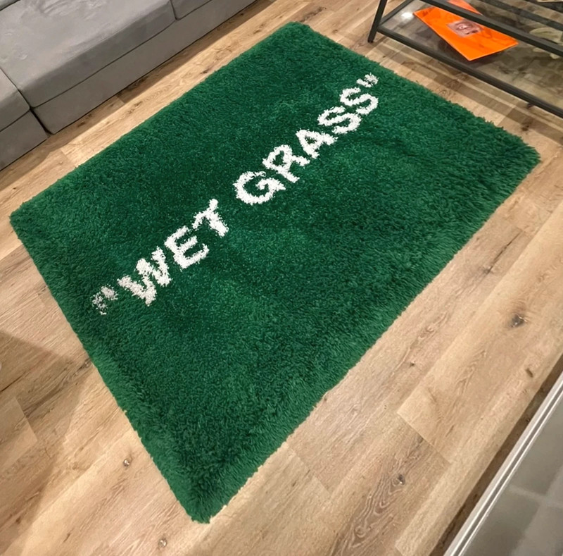 Franco luego ruptura Tapis IKEA x Virgil Abloh Markerad 133x195 cm « Wet Grass » - Vinted